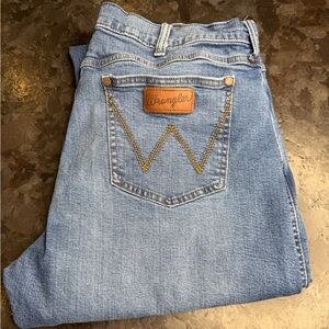 Wrangler Blue Bootcut Jeans